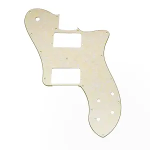 White Pickguard for Fender Tele Deluxe Models 14 S3830991c11b24b8db30e76a97cdf5f23o 1