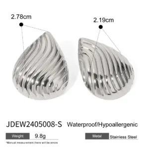 Elegant Gold Stainless Steel Heart Earrings 13 S3836317219f841fe88fc60a565a7c0deT