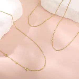 Personalized Stainless Steel Initial Necklace for Women 12 S38415da803f248089faf8bad13376a257