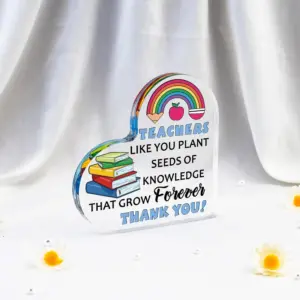 Vibrant Teacher Appreciation Acrylic Plaque 9 S38434571573945d7a9951776ab87b007J