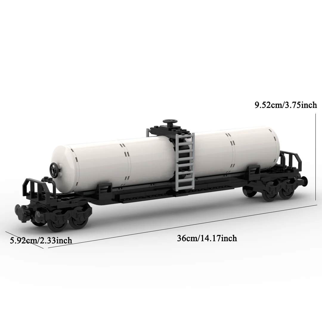 White Oil Tank Car Model Set for Railways 6 White Oil Tank Car Model Set for Railways - Image 6