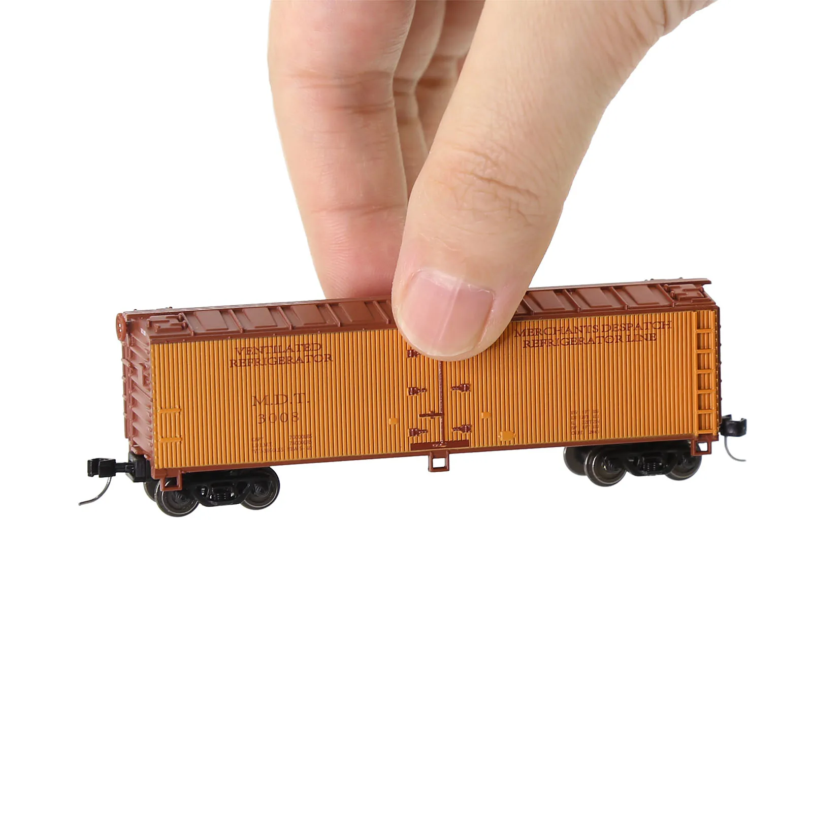 Evemodel 40ft Woodside Reefer Boxcar N Scale 8 Evemodel 40ft Woodside Reefer Boxcar N Scale - Image 8