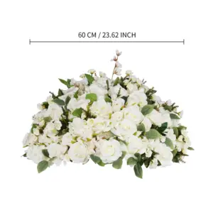 White Rose Artificial Flower Ball for Events 17 S387a69d5655247e1924ff1adc91ae1f77