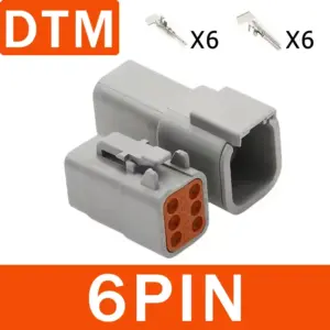 Waterproof Automotive DTM Connector 2-12 Pin Set 16 S3883f24ec20049d5b1c39a601fe641feA 1