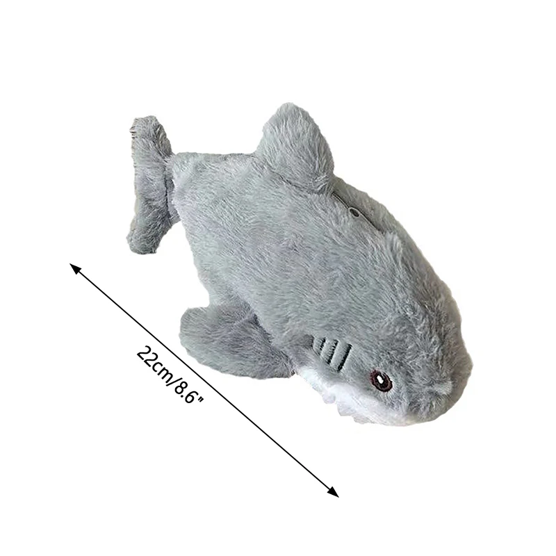 Plush Shark Pencil Case - 27cm, Durable, Fun 6 Plush Shark Pencil Case - 27cm, Durable, Fun - Image 6