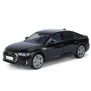 1/18 Black Audi A6 Diecast Model with Lights 11 S38a77efe7962473e97333b1654c95042Y