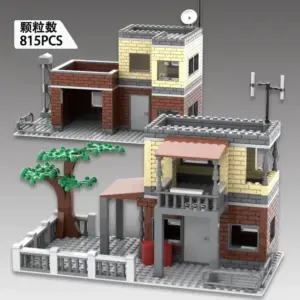 Urban Military City Scene Building Set