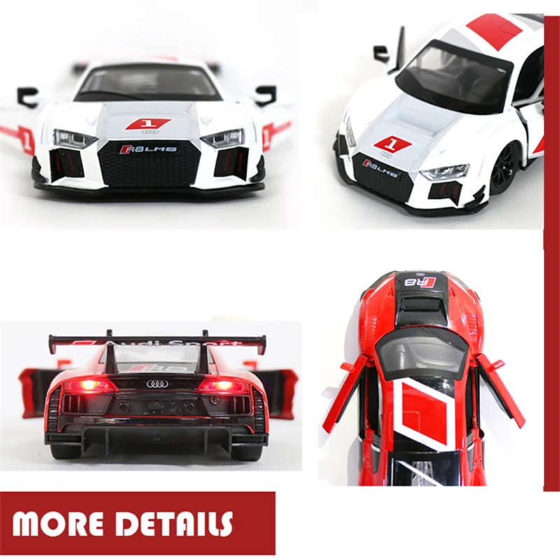 1:24 Scale Audi R8 Alloy Model Replica 5 1:24 Scale Audi R8 Alloy Model Replica - Image 5