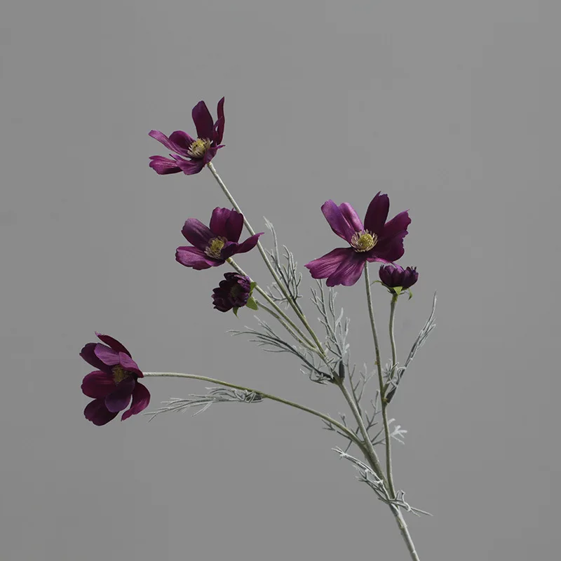 Artificial Flower Bouquet 60cm with Silver Stem 10 Artificial Flower Bouquet 60cm with Silver Stem - Image 10