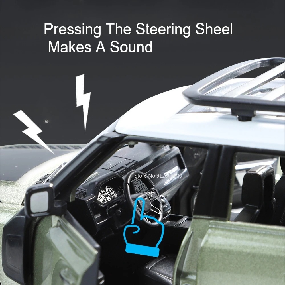 Land Rover Defender & Range Rover 1:24 Scale Model 5 Land Rover Defender & Range Rover 1:24 Scale Model - Image 5