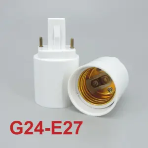 G23/G24 to E27 LED Socket Adapter 12 S38c77ea475b64f1f9f36e2933d9e13e2O