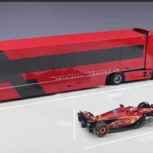 Diecast 1:43 Iveco Transport Model with Trailers 13 S38dc39a4aac0492fb8a61f01e3e3ec35t