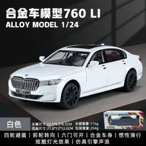 BMW 7 Series 760Li Diecast Model 1/24 Scale 14 S38fba4cfce274407bf14adad7d355a30x