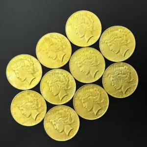 Vintage Copper Liberty Coins Set