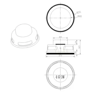 27MM Compact Mini Speaker for Multimedia Devices 10 S393c22fbdbeb41998b4978a87387292dj