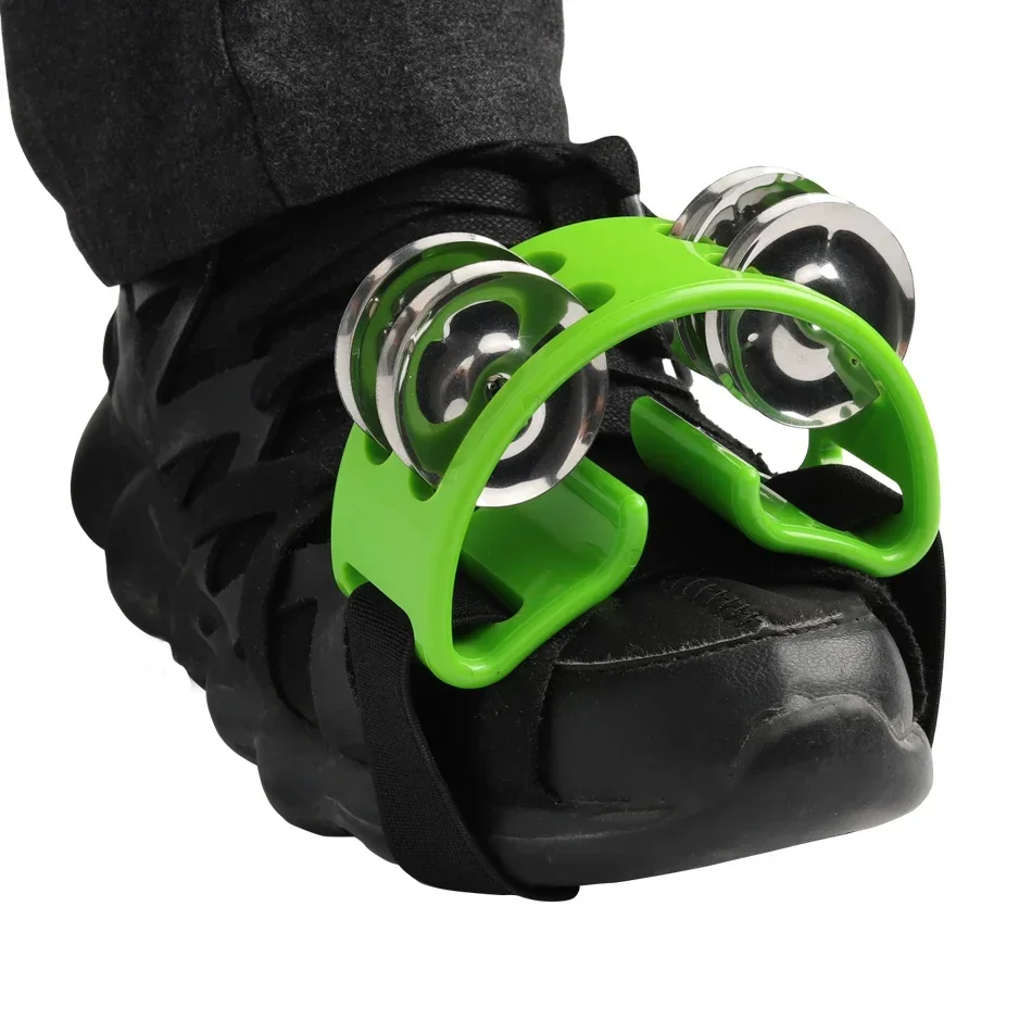 Alice ATB011 Hand and Foot Tambourine in Black or Green 6 Alice ATB011 Hand and Foot Tambourine in Black or Green - Image 6