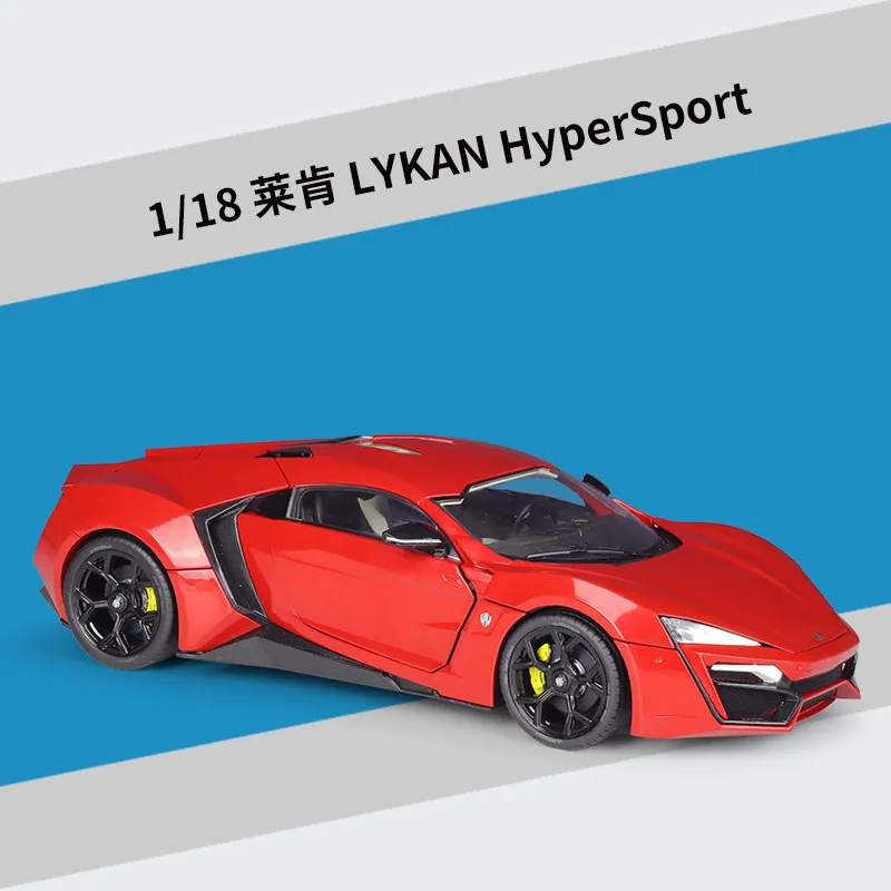 Red 1:18 Lykan HyperSport Diecast Model 7 Red 1:18 Lykan HyperSport Diecast Model - Image 7