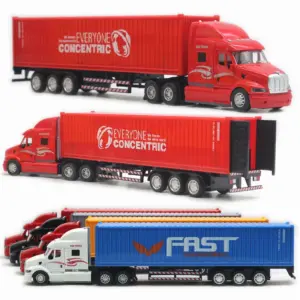 1:48 Scale Diecast Container Truck Model 12 S3976b72d373e4a53a31a7c7e93118c9eQ