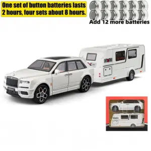 Rolls Royce Cullinan Trailer Diecast Model 18 S397c8019e0ea463ca84090f1ea5202bea