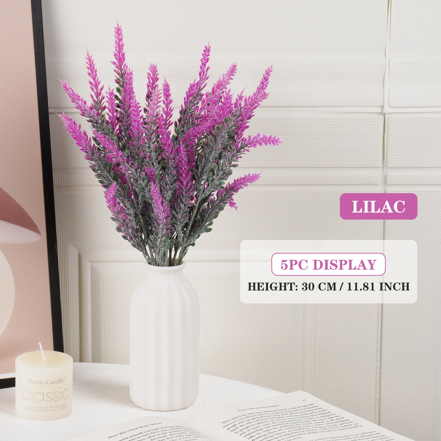 Artificial Lavender Flower Set for Home Decor 7 Artificial Lavender Flower Set for Home Decor - Image 7