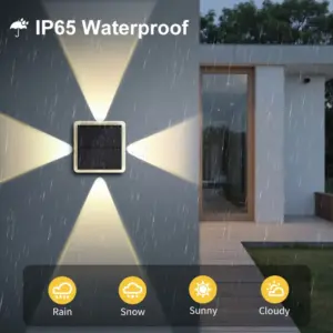 Modern RGB Solar Wall Light for Outdoors 10 S39b9a4c59d474670814bcc064641cafds