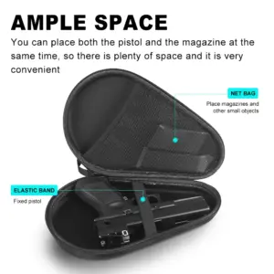 Slim Carbon Fiber-Style Pistol Case 28x18x4.5cm 9 S39c5d7b64da54f828ee89d0cd72353620