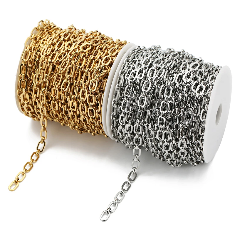 Stainless Steel Square Link Chain 1m 2 Stainless Steel Square Link Chain 1m - Image 2