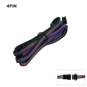 RGB LED Strip Extension Cable 0.5m-2m 10 S39fc8e2cb94646dc9e9a1868a2e1a57dx