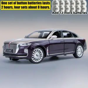 1:24 HONG QI H9 Luxury Sedan Model 17 S3a0e388b9ab645a4954e3feca36d2304J