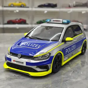 Volkswagen Golf VII R Police Car 1:18 Model