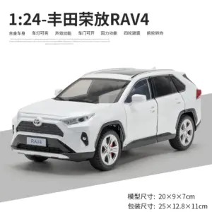 1:24 RAV4 SUV Diecast Model Car for Collectors 13 S3a6178e984504f6b9f571c5b5ba341bcB