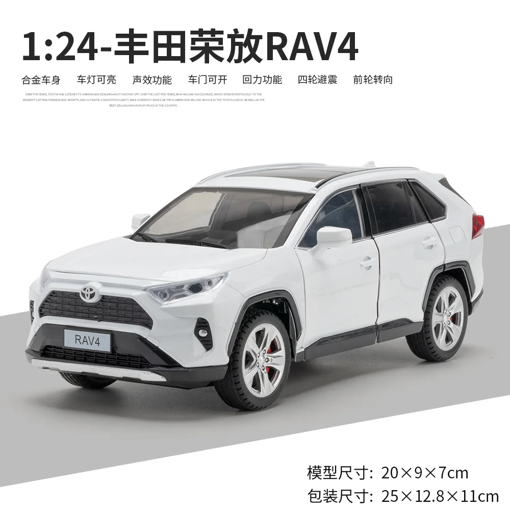1:24 RAV4 SUV Diecast Model Car for Collectors 7 1:24 RAV4 SUV Diecast Model Car for Collectors - Image 7