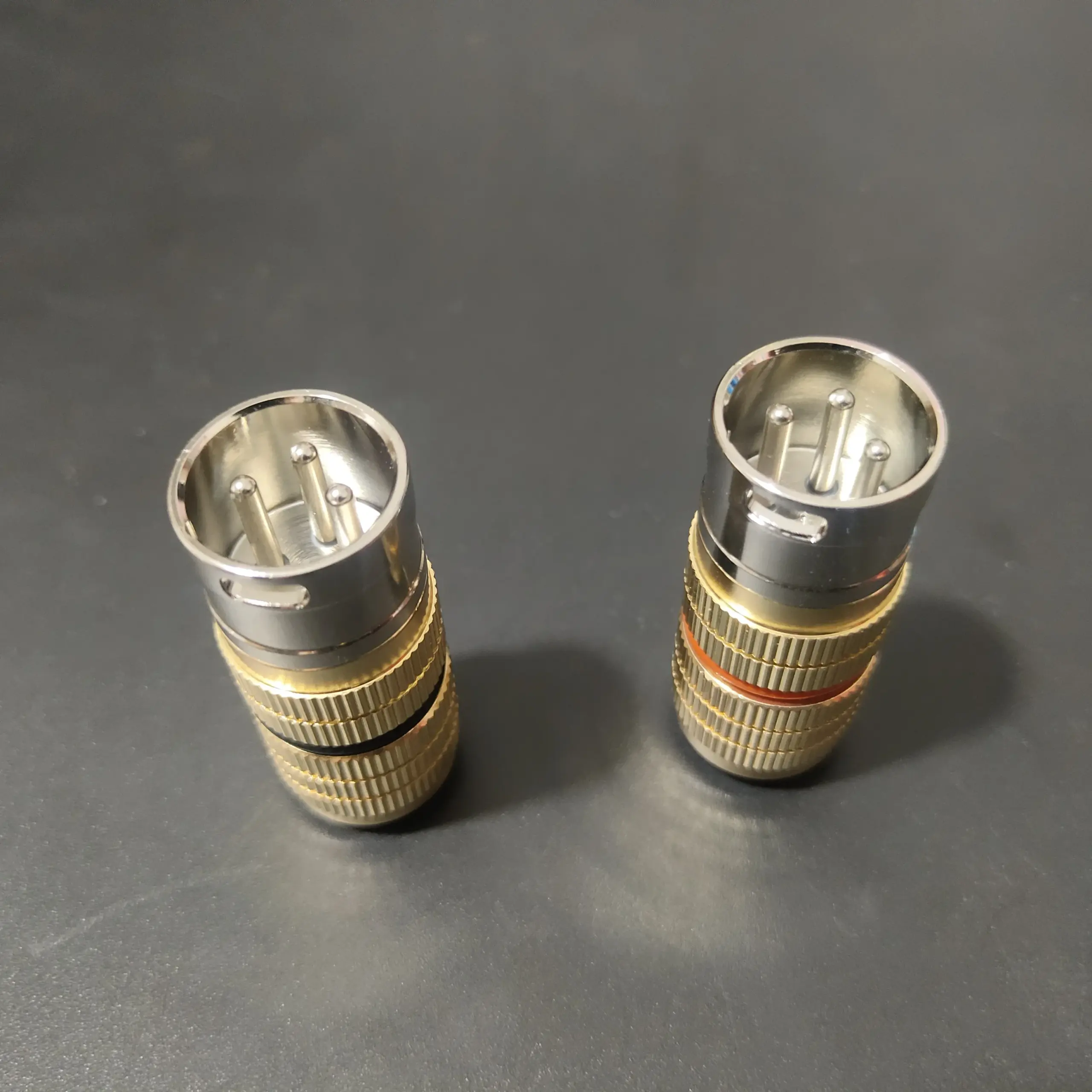 Rhodium Plated XLR Audio Connectors Set 8 Rhodium Plated XLR Audio Connectors Set - Image 8