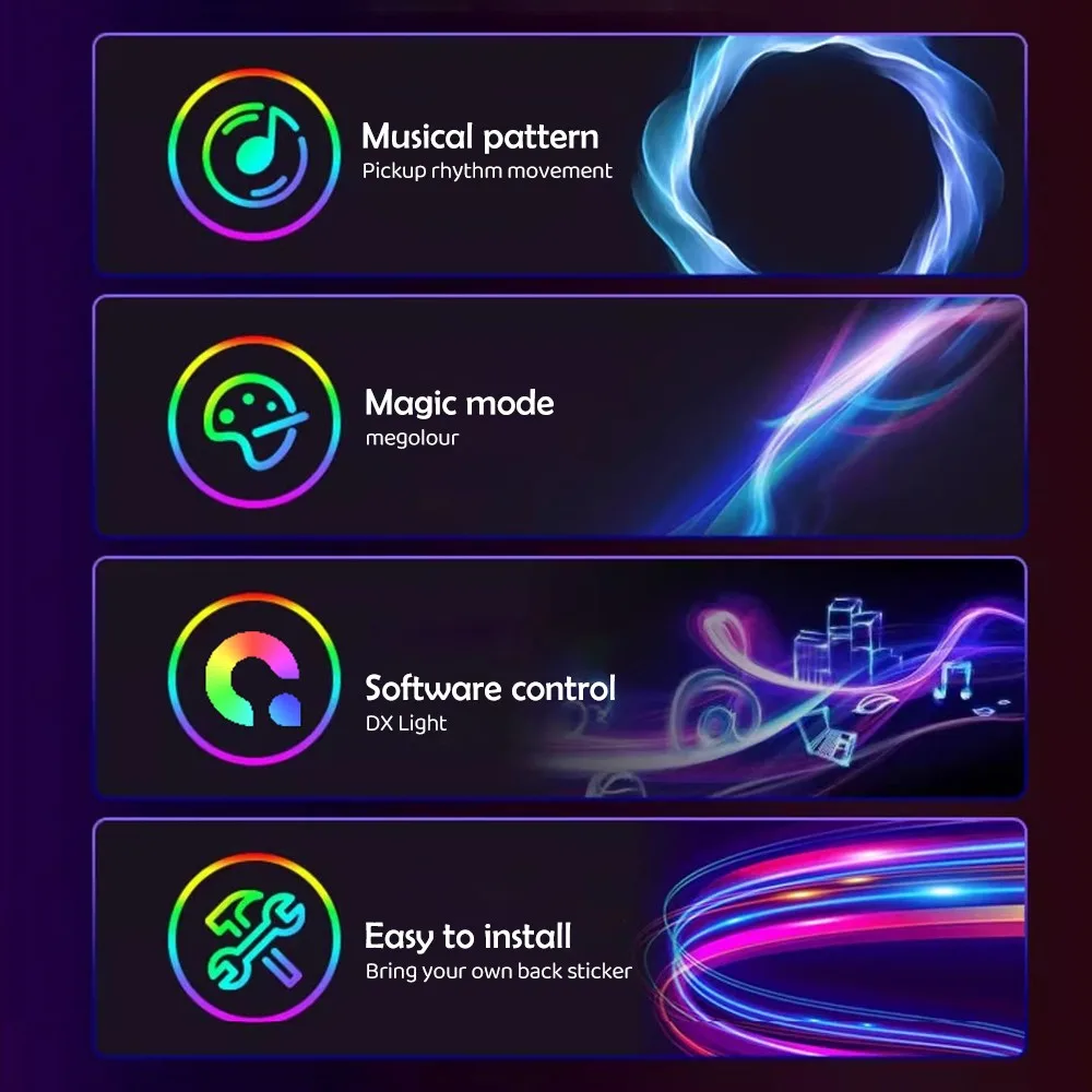 RGB Sync Light Strip for Monitors 24-34 Inch 5 RGB Sync Light Strip for Monitors 24-34 Inch - Image 5