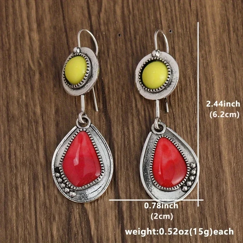 Vibrant Waterdrop Earrings for Women 5 Vibrant Waterdrop Earrings for Women - Image 5