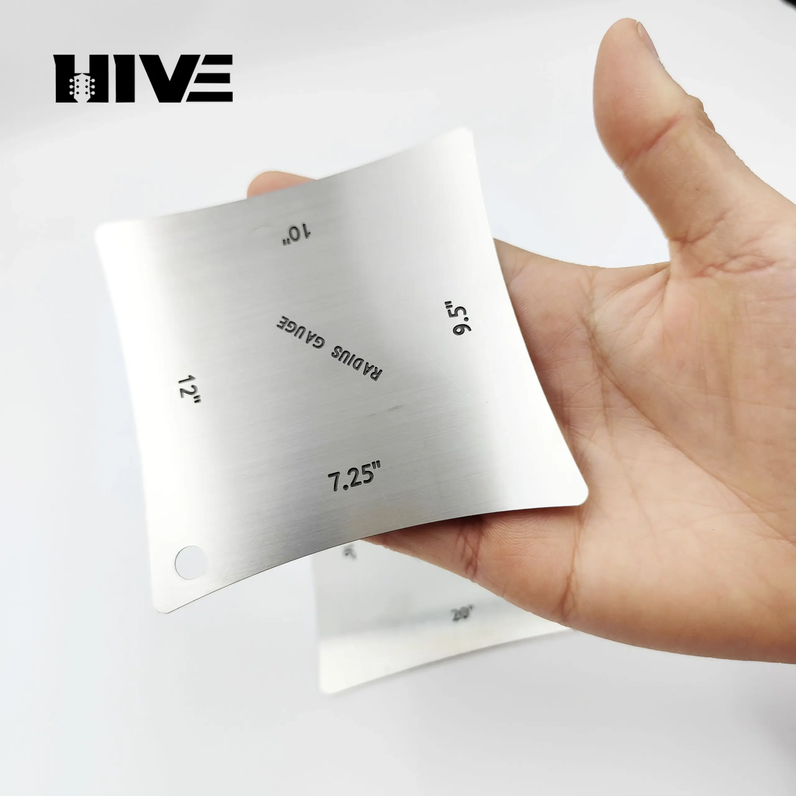 Stainless Steel Guitar Radius Measuring Set 3 Stainless Steel Guitar Radius Measuring Set - Image 3