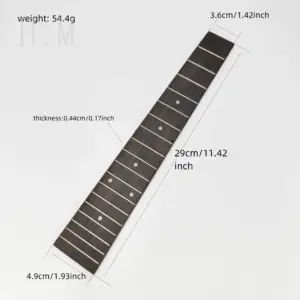 Rosewood Fretboard for 26-Inch Ukulele 11 S3a965f738edc4a0991525938053a90dah