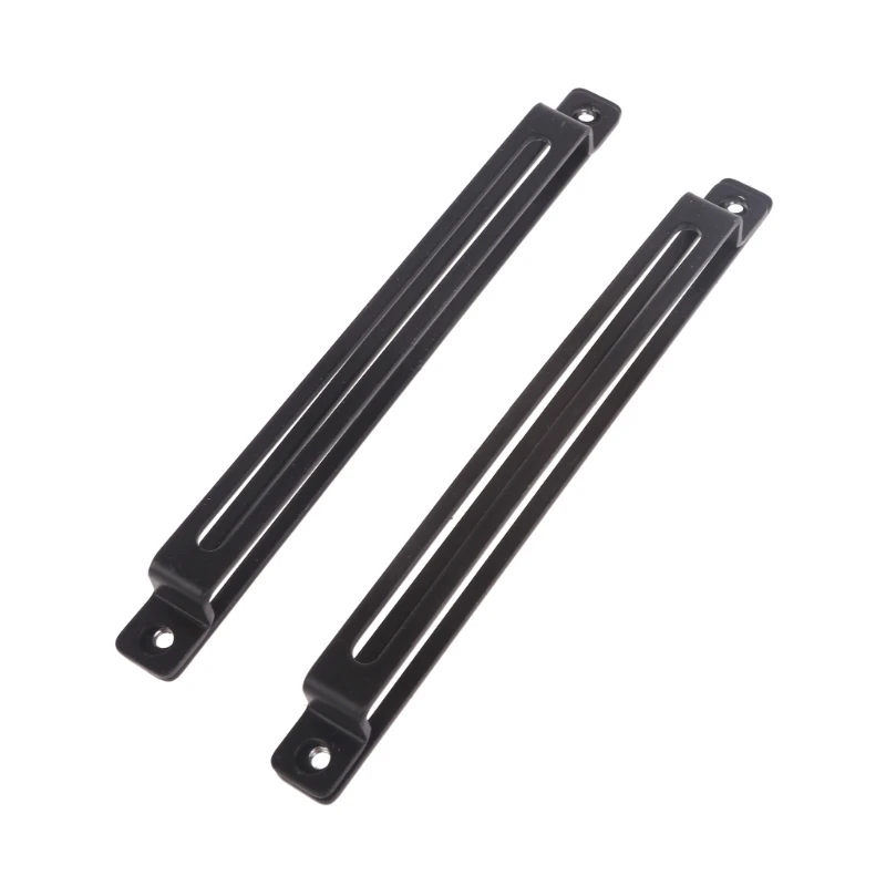 Black Aluminum Cooling Radiator Support Bracket (12cm & 14cm) 5 Black Aluminum Cooling Radiator Support Bracket (12cm & 14cm) - Image 5