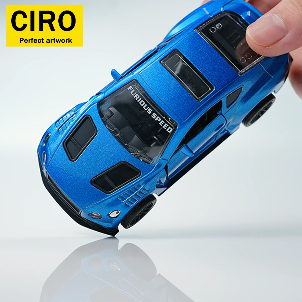 Blue 1:43 Scale Diecast Sports Car Model 5 Blue 1:43 Scale Diecast Sports Car Model - Image 5