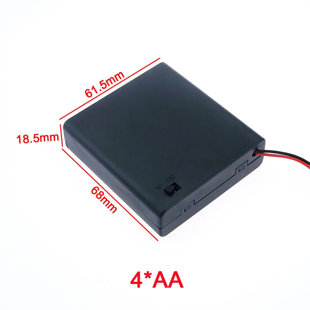 Black AA Battery Storage Case with 8 Slots 9 Black AA Battery Storage Case with 8 Slots - Image 9