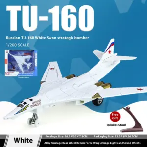 1/200 Scale TU-160 Bomber Diecast Model 15 S3ad3c3711535400da698d86b615f0238e