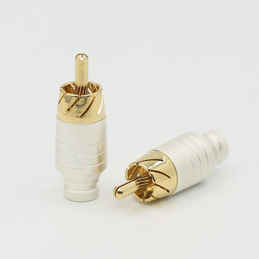Premium 4-Pack Gold-Plated RCA Female Connectors 4 Premium 4-Pack Gold-Plated RCA Female Connectors - Image 4