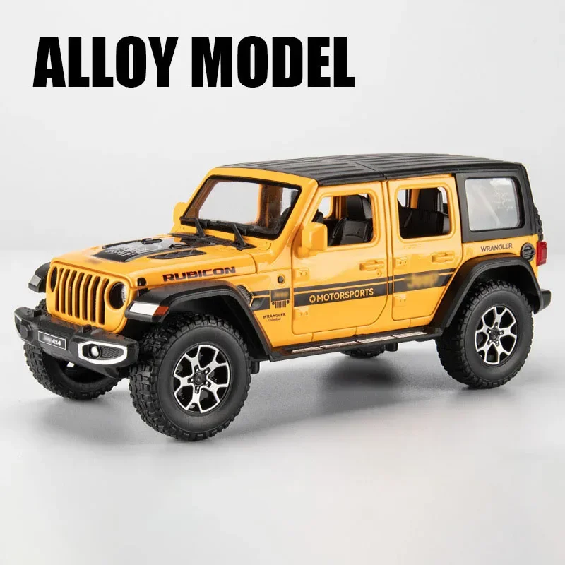 Vibrant 1:22 Scale Jeep Rubicon Diecast Model 10 Vibrant 1:22 Scale Jeep Rubicon Diecast Model - Image 10