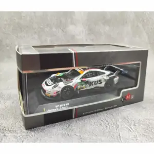 Porsche 911 GT3R 1/43 Scale Diecast Model 12 S3ae375fac35b43388c478226e533af57P