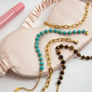 Gold Stainless Steel Women's Layered Bracelet 12 S3aebcd48fd20473cb32e34af5b179093T