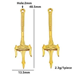 Stainless Steel Knightly Sword Charm Set 17 S3b026006c508461f8aa90795694f2db4H