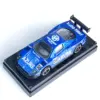 1:64 Scale Blue Flame Die-Cast Race Car