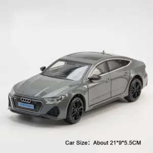 Audi R8 V10 Plus 1:24 Diecast Model Black 17 S3b0cf1af12f04fb496225530681ecbe8f