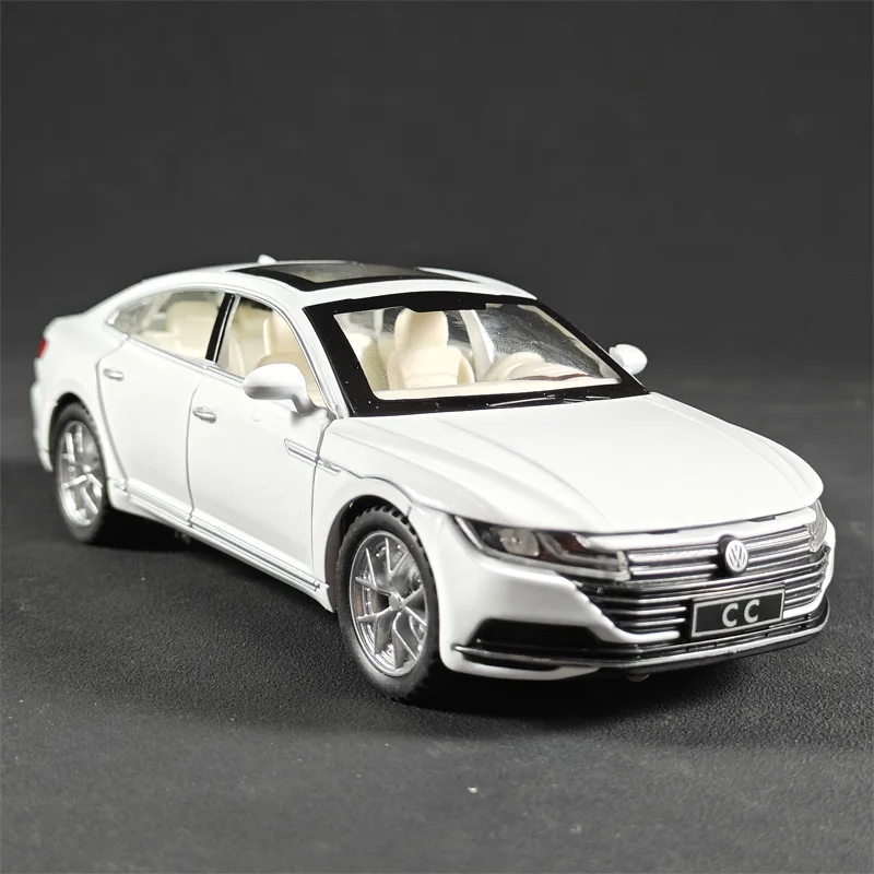 White 1:32 Scale Volkswagen CC Diecast Model 6 White 1:32 Scale Volkswagen CC Diecast Model - Image 6