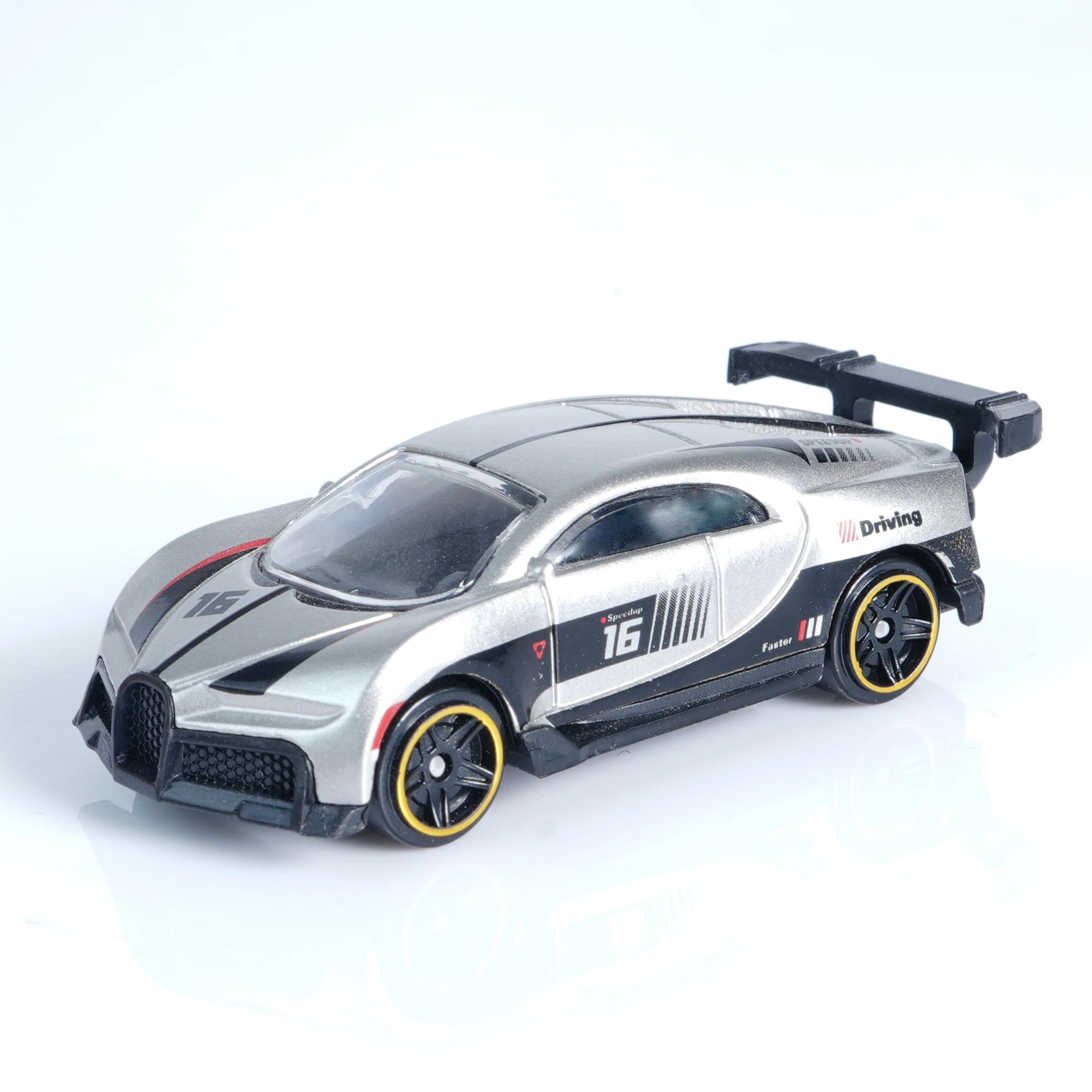 1:64 Silver-Shadow Leopard Die-Cast Model Car 7 1:64 Silver-Shadow Leopard Die-Cast Model Car - Image 7